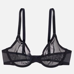Cuup The Plunge Mesh Bra Unlined V Neckline